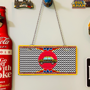 Taxi Printed Truck Art Wall Plate