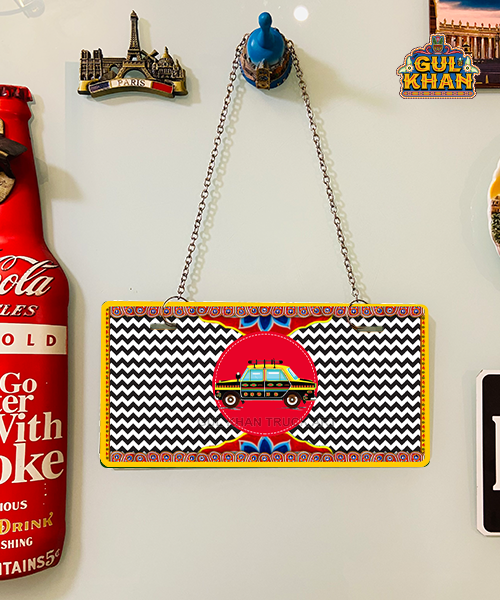 Taxi Printed Truck Art Wall Plate