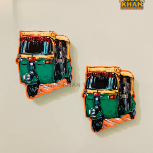 Rickshaw Magnet by Gul Khan Truck Art