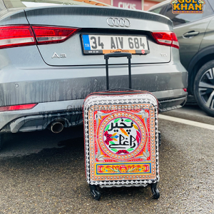 Pagher Raghly Pink Trolley Bag Truck Art