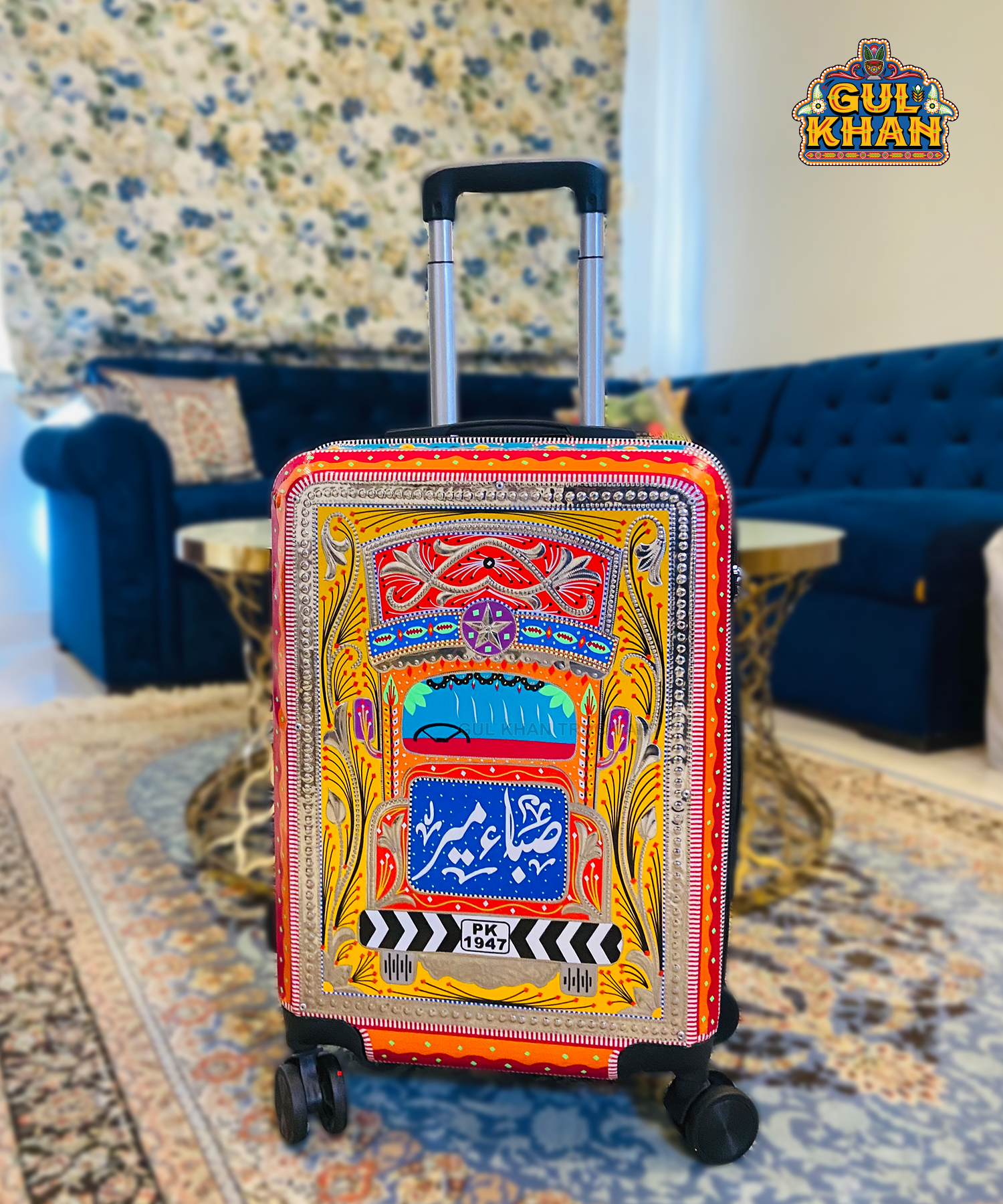 Customized Trolley Bag Truck Art
