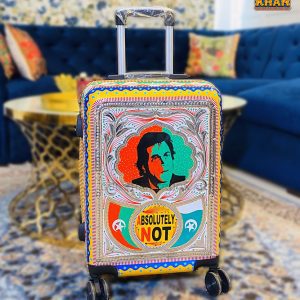 Imran Khan Trolley bag by Truck Art