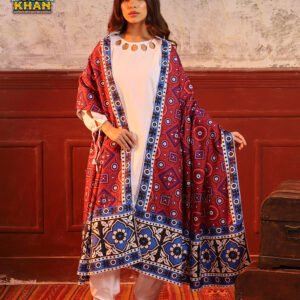 Ajrak Printed Truck Art Shawls
