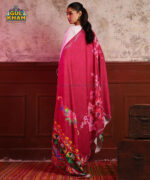 Pink Motif Printed Truck Art Shawls - Image 3