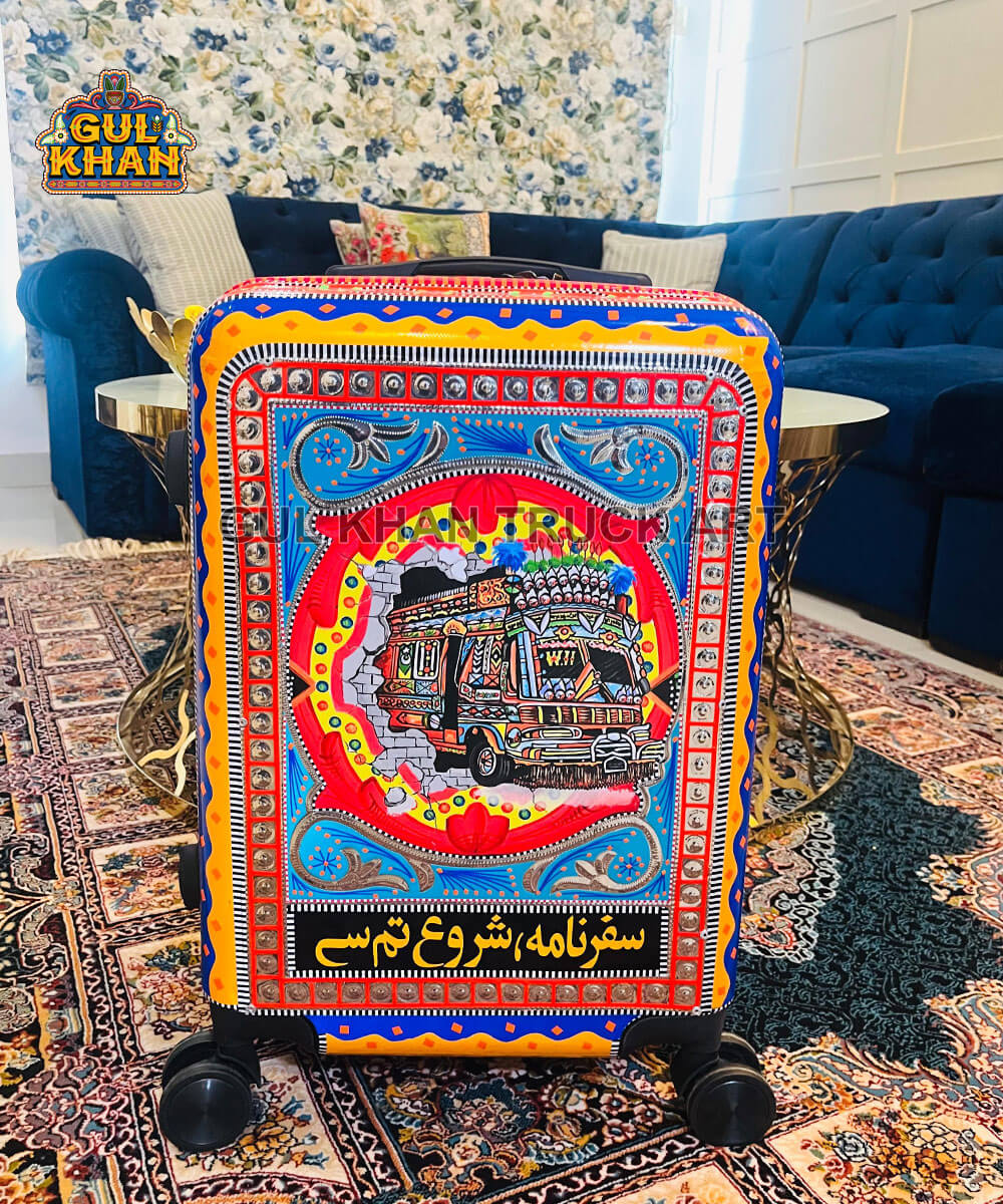 W11 Trolley Bag (Chamakpatti Handmade) Truck Art