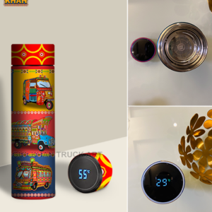 Truck & Rickshaw Printed Travel Bottle