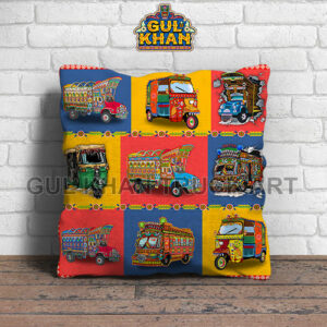Truck & Rickshaw Cushion Design