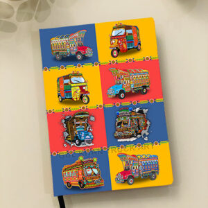 Truck & Rickshaw Printed Truck Art  Hardcover Notebook Design