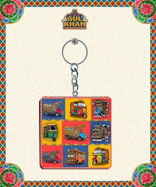 Truck & Rickshaw  Key Chain Design