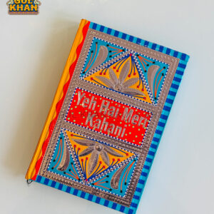 Red & Blue  Truck Art Hard Cover Notebook ( Customizable )