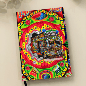 Bus W11  Printed Truck Art  Hardcover Notebook Design