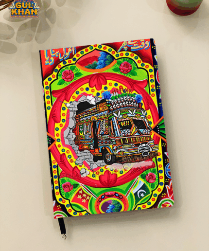 Bus W11  Printed Truck Art  Hardcover Notebook Design