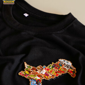 Map Premium Rubber PVC Patch T-Shirt