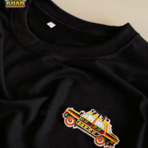Taxi Premium Embroidered Patch T-Shirt