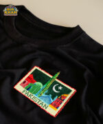 Pakistan Premium Embroidered Patch T-Shirt