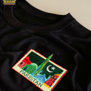 Pakistan Premium Embroidered Patch T-Shirt