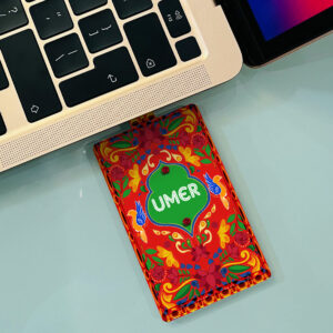 Red Motif Printed USB Flash Drive  (Customizable)