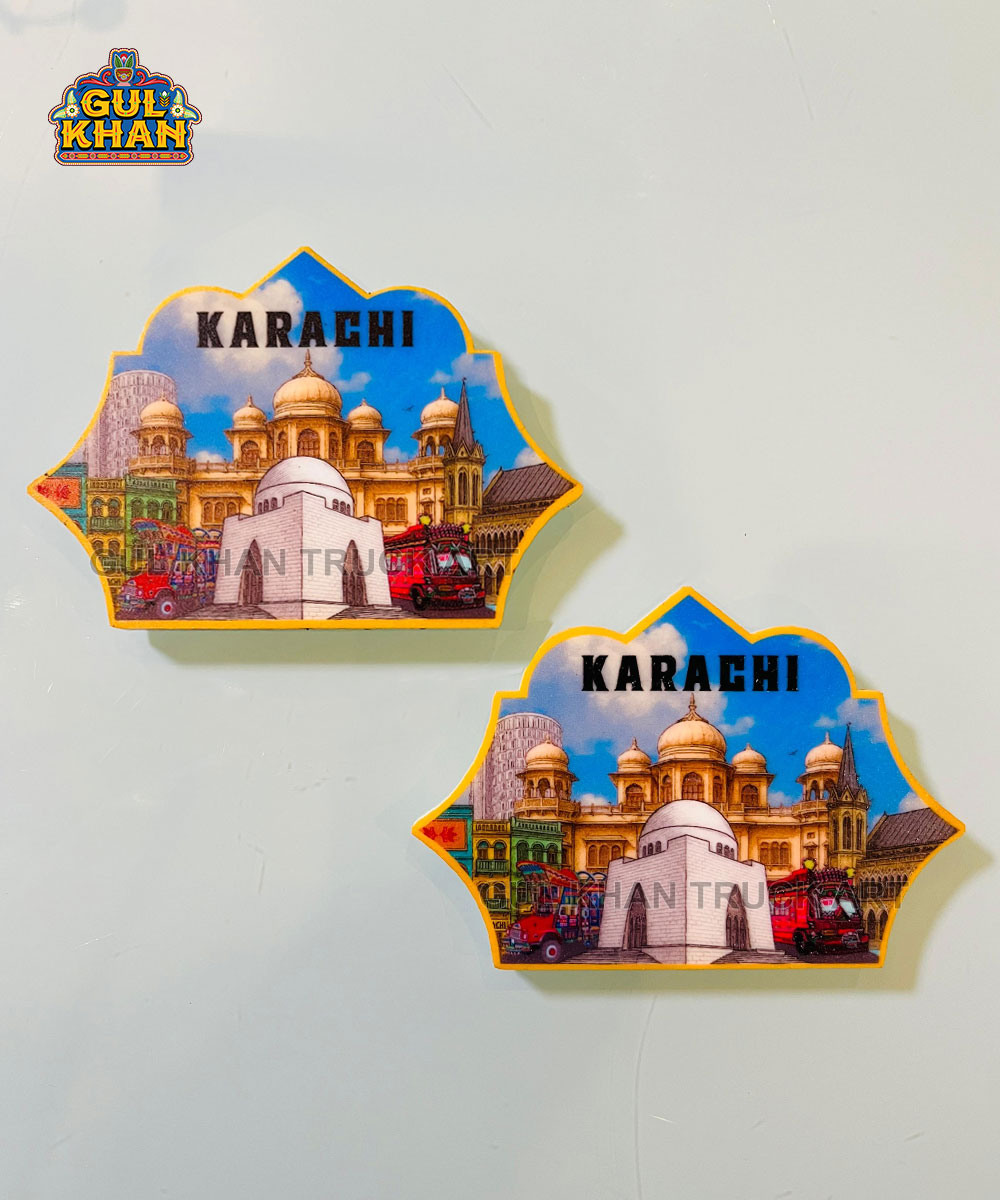 1-1 Karachi Acrylic Fridge Magnet - Image 1