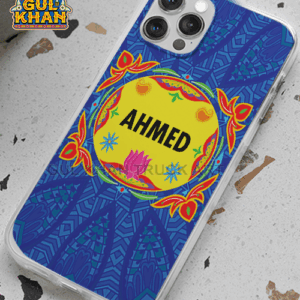 Blue Motif  Printed Truck Art Mobile Cover Design ( Customizable )