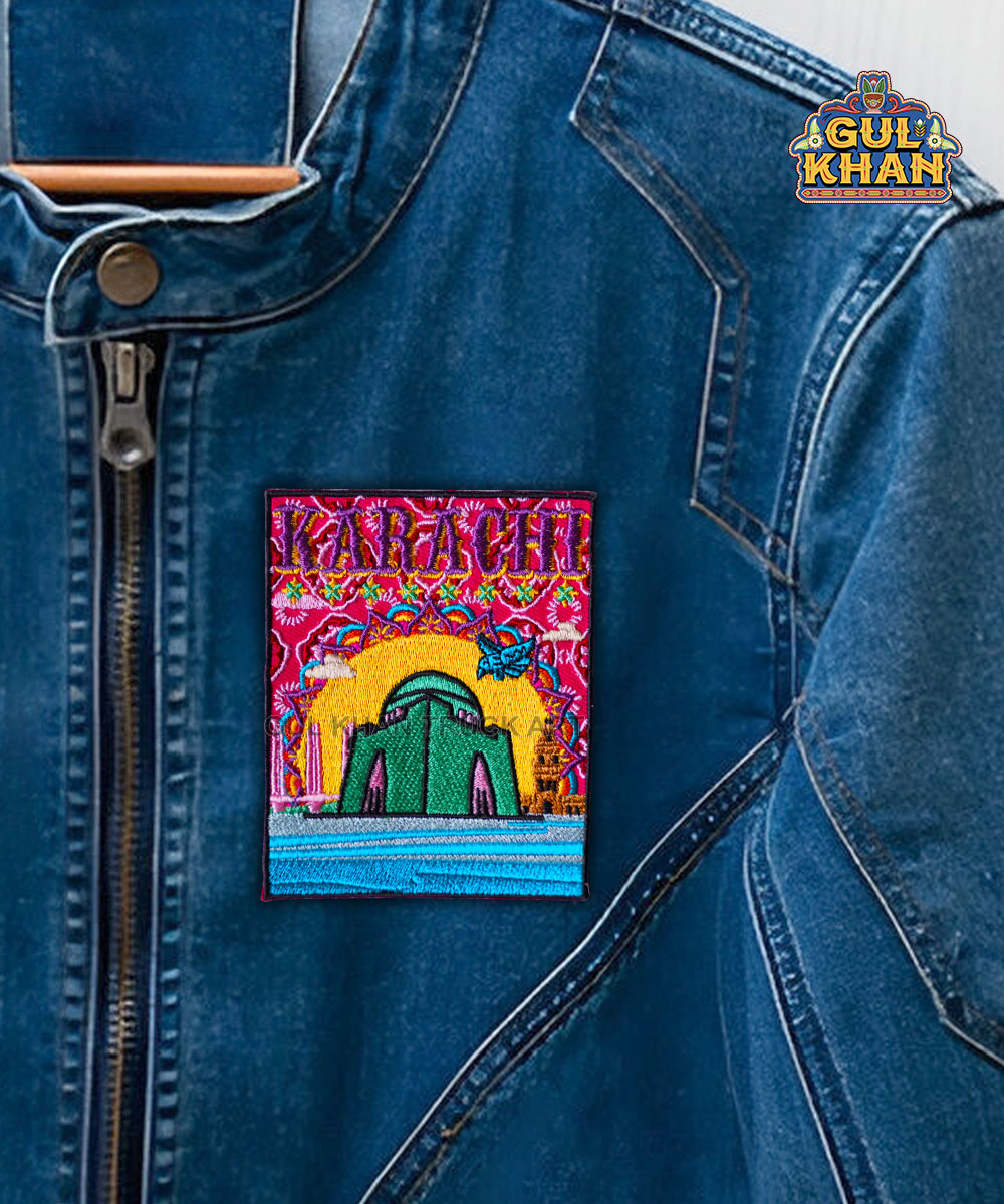 2 (6) Karachi Premium Embroidered Patch - Image 1