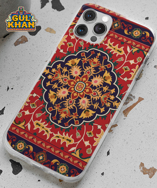 4-Mobile-Cover-Mockup Persian Artisan Edition Printed Mobile Cover Design 05 - Image 1
