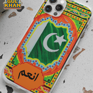 Pakistan Flag Printed Truck Art Mobile Cover Design ( Customizable )