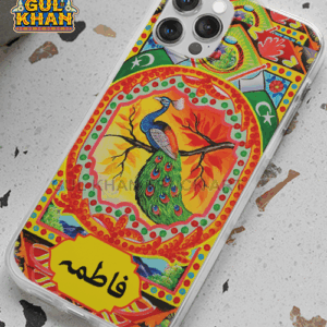 Peacock Printed Truck Art Mobile Cover Design ( Customizable )