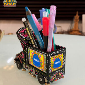 Cone Art Black Stationery Truck Design (Customizable)