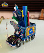 Cone Art Blue Stationery Truck Design (Customizable)