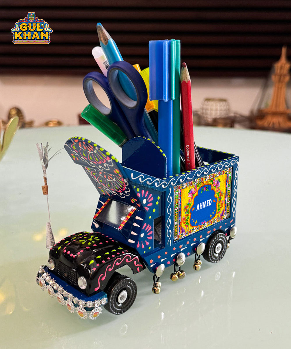 Bl-2 Cone Art Blue Stationery Truck Design (Customizable) - Image 1