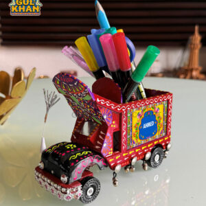 Cone Art Red Stationery Truck Design (Customizable)