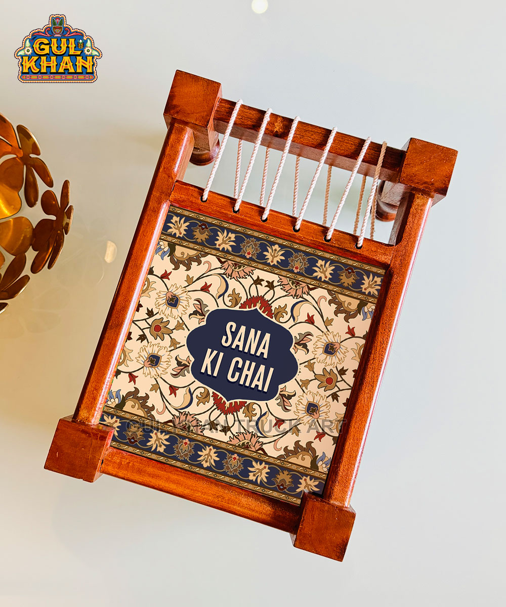 cp-1 (2) Persian Artisan Edition Charpai Printed Design 02 (Customizable) - Image 1