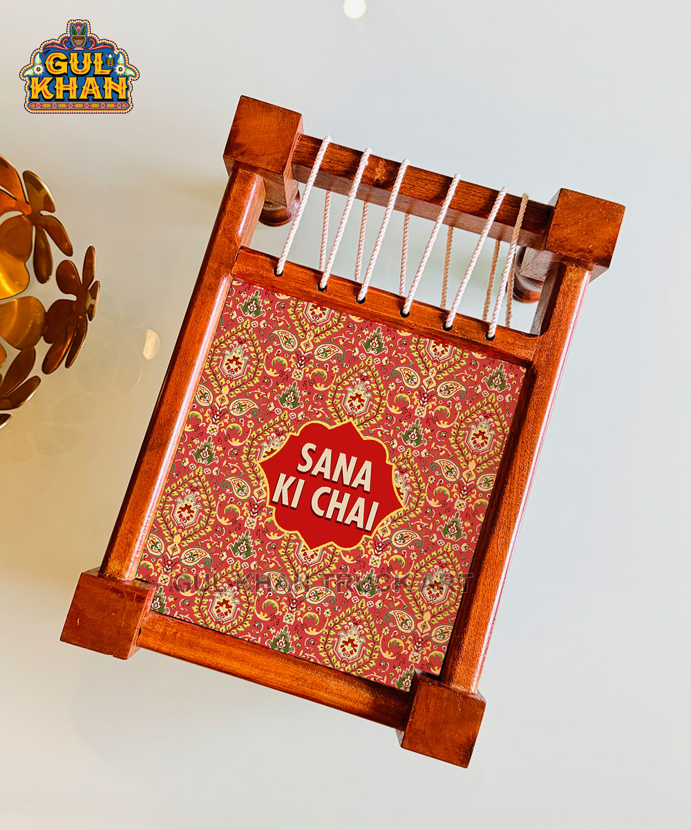 cp-1 (4) Persian Artisan Edition Charpai Printed Design 03 (Customizable) - Image 1