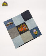 Denim Patchwork Cushion Cover - Image 4