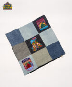 Denim Patchwork Cushion Cover - Image 3