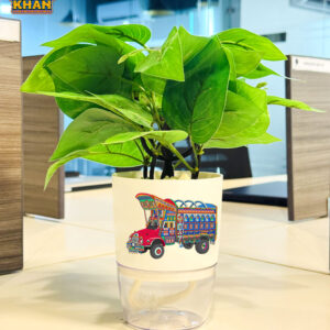 Truck Printed Self Watering Planter Pots