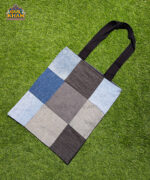 Denim Patchwork Tote Bag - Image 3