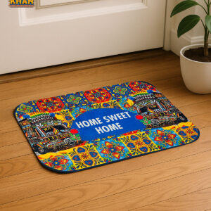 W11 Printed Truck Art Floor Mat