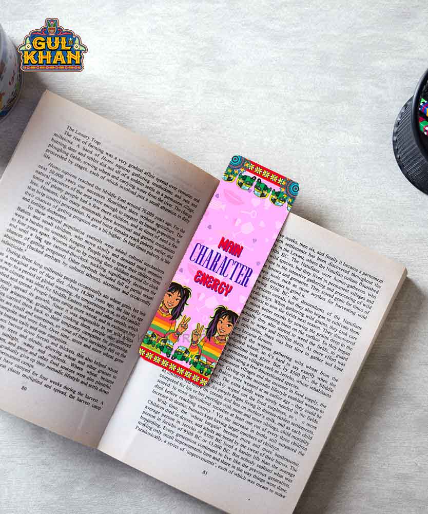 Bookmark-Mockup Bookmark (Printed) Main Character Energy - Image 1
