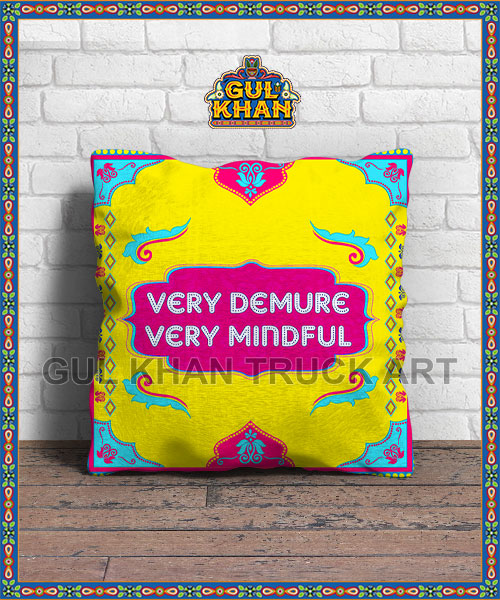 Cusionmockup Very Demure Printed Cushion Design - Image 1