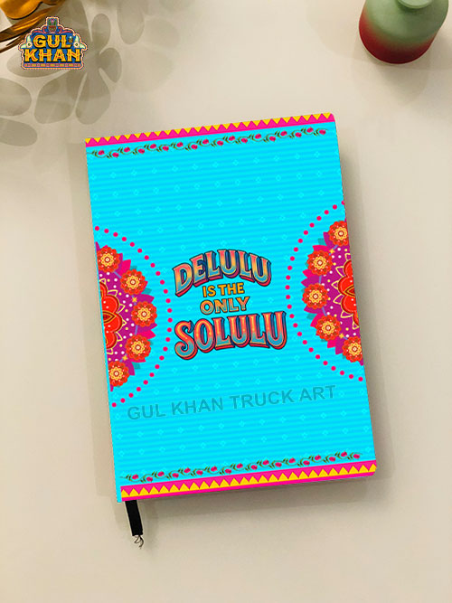 Hard-Cover-Notebook-mockup DELULU Hardcover Notebook - Image 1