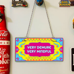 Very Demure Printed Wall Plate