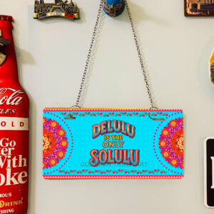 DELULU Printed Wall Plate