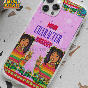 Main Character Energy Printed Mobile Cover Design