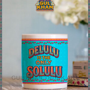 DELULU Printed Ceramic Mug
