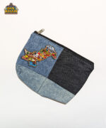 Denim Patchwork Pouches