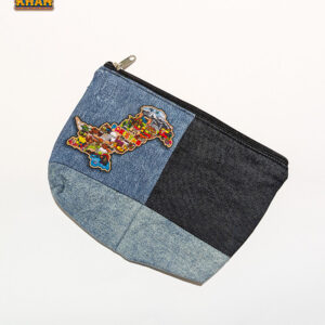 Denim Patchwork Pouches