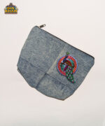 Denim Patchwork Pouches - Image 4