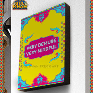 Very Demure Printed Truck Art Wall Frame