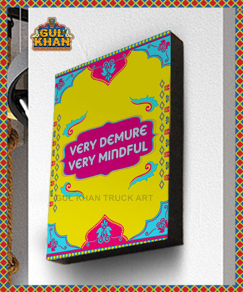 wall-frame-mockup Very Demure Printed Truck Art Wall Frame - Image 1